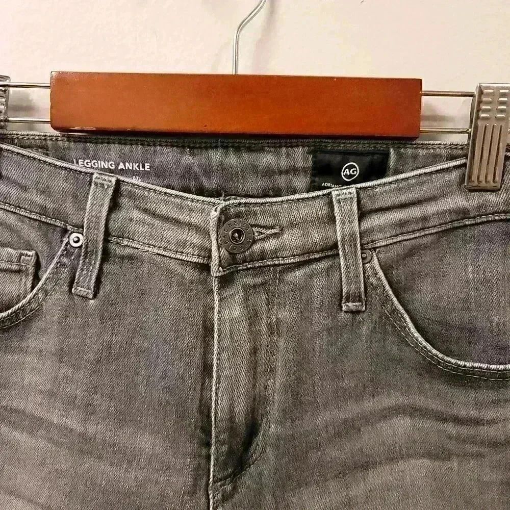 Adriano Goldschmied Gray Legging Ankle Skinny Jeans Size 26 - Picture 8 of 16